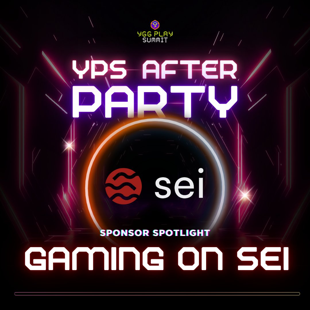 ✨ Sponsor Highlight ✨

We’re thrilled to have <a href="/GamingOnSei/">Gaming On Sei</a> joining the Official YPS After Party hosted by GamingGrid. 

Built for high throughput and instant finality, <a href="/SeiNetwork/">Sei</a> is a Layer 1 tailored for modern online games.

Join us on 22 Nov 2025 in Manila, RSVP now!