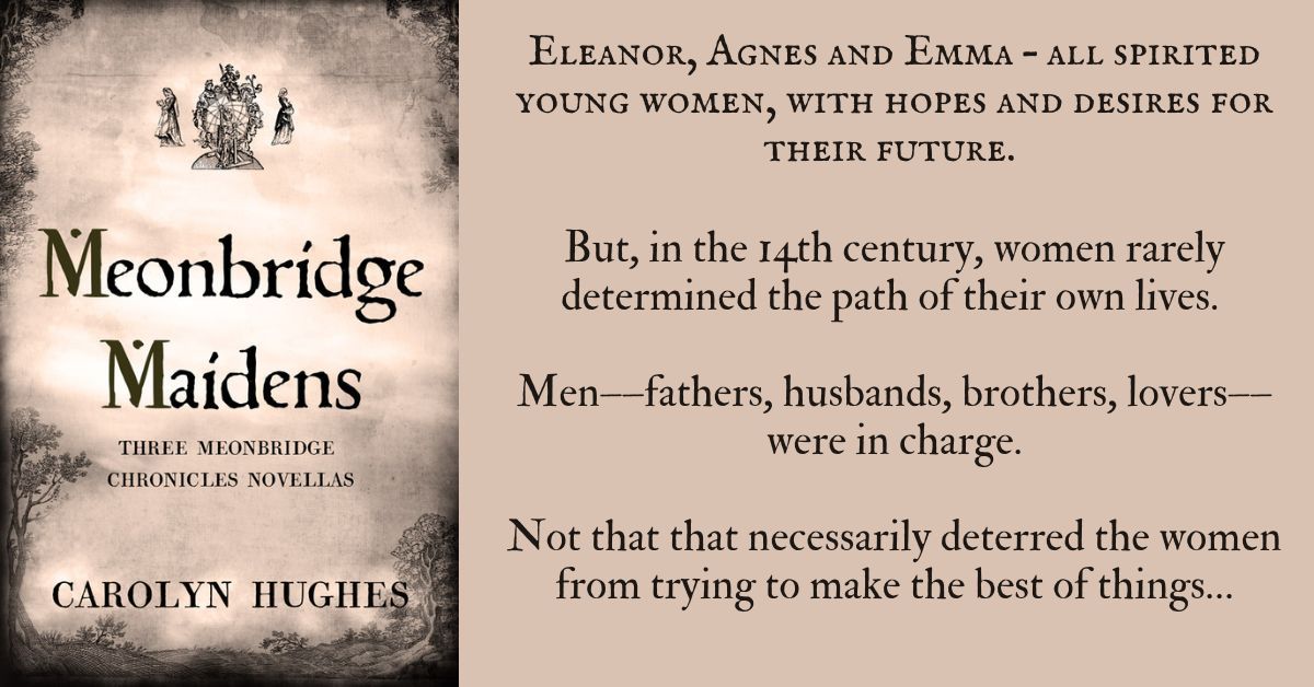 writingcalliope's tweet image. “I love reading these stories that take me back to Meonbridge… wonderful characters” Amazon reviewer

MEONBRIDGE MAIDENS, Three Meonbridge Chronicles novellas 
#Medieval #HistFic 
#Kindle #KU #Paperback

mybook.to/fJY8