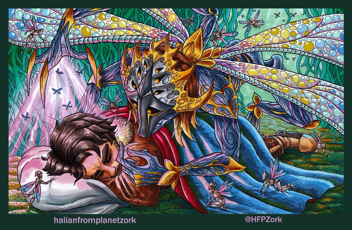 #JayvikFantasyWeek The Herald of the Fae.🦋

He's taken great interest in this human he found.
#arcane #jayvik #jaycetalis #viktorarcane 
<a href="/JayvikFantasyWk/">Jayvik Fantasy Week</a>