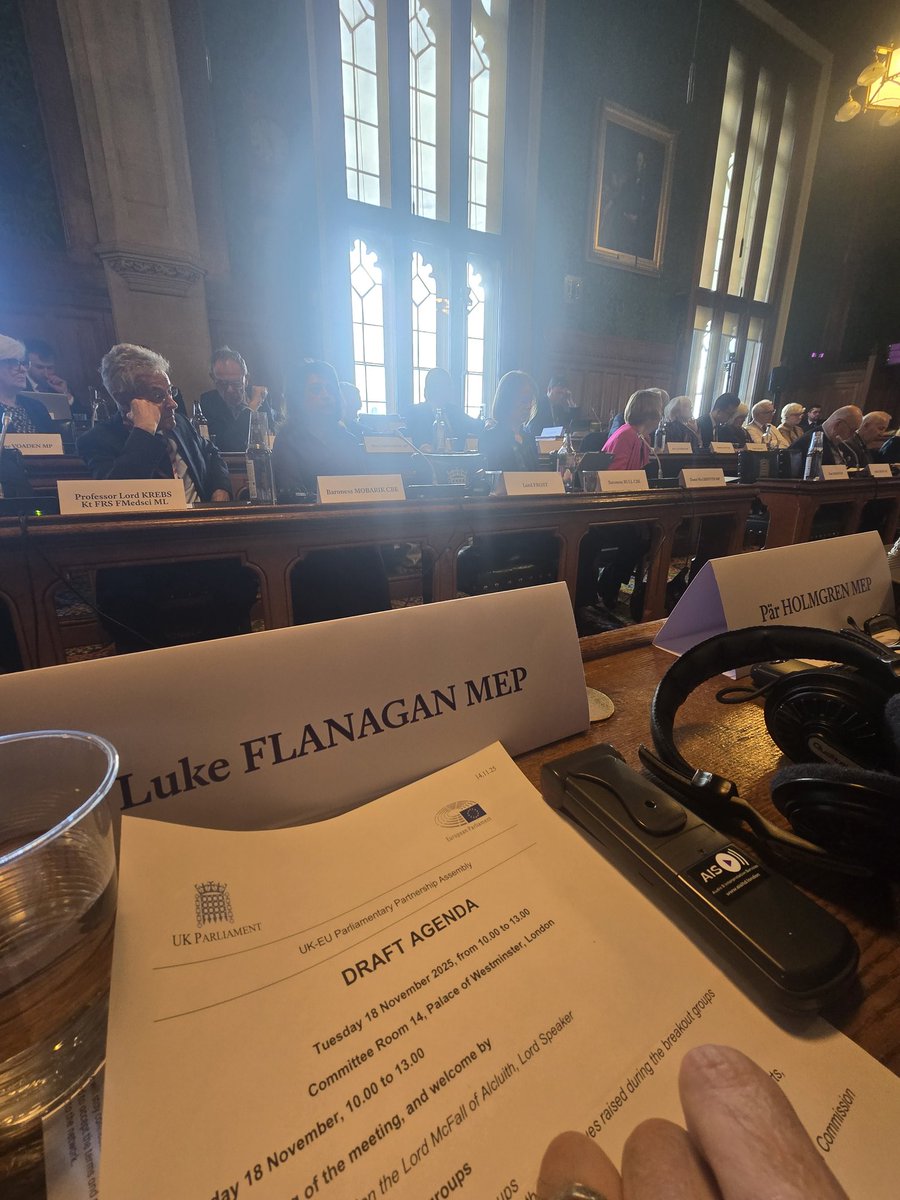 lukeming's tweet image. Currently at an  UK-EU Parliamentary Partnership Assembly in Westminster.