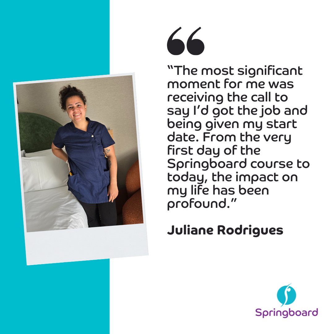Springboard_UK's tweet image. ✨ “From uncertainty to unstoppable” ✨
Discover how Juliane Rodrigues turned her story into proof that with the right support, anything is possible. 💪
Read her full journey and be inspired: loom.ly/2Jdop9g #Springboard #ChangingLives #BelieveInYou
