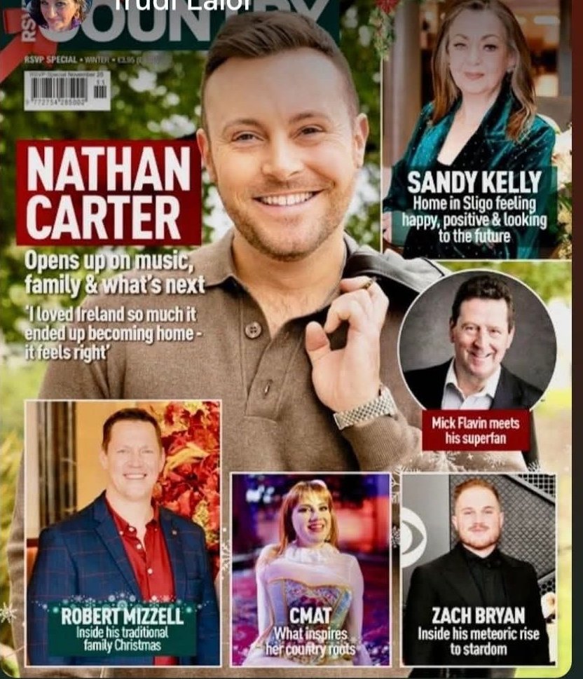 This months #country #rsvp mag out now including interview with our own <a href="/iamNATHANCARTER/">nathan carter</a>