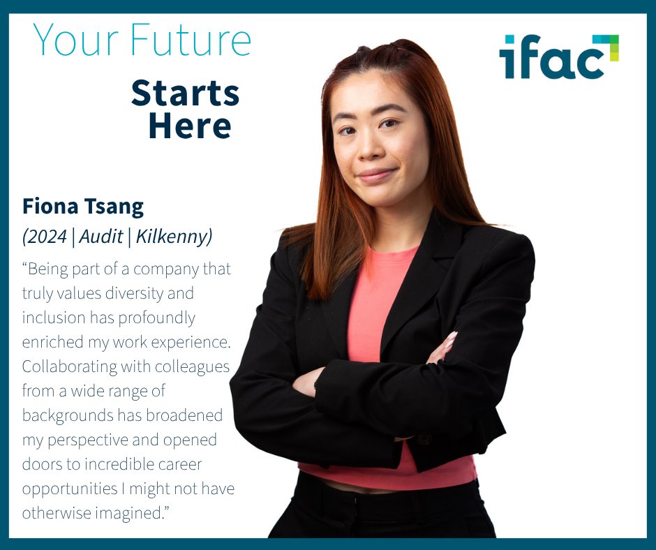 ifac_ireland's tweet image. 🎓 At @ifac_ireland our #GraduateProgramme speaks for itself!
Designed to help you grow - professionally &amp;amp; personally - you’ll be supported, your voice matters &amp;amp; your potential can grow🚀
🔗 eu1.hubs.ly/H0pJ19f0
#LifeAtIfac #GraduateTraining #AccountingCareers #Collaborative
