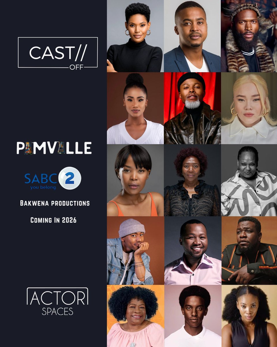 actorspaces's tweet image. CAST OFF | PIMVILLE 

Marking a new era, SABC 2 proudly announces the introduction of a brand-new high-stakes telenovela, Pimville produced by Bakwena Productions

The telenovela is set to debut in the first half of 2026, Mondays to Fridays in the 21:00 slot.

#ActorSpaces