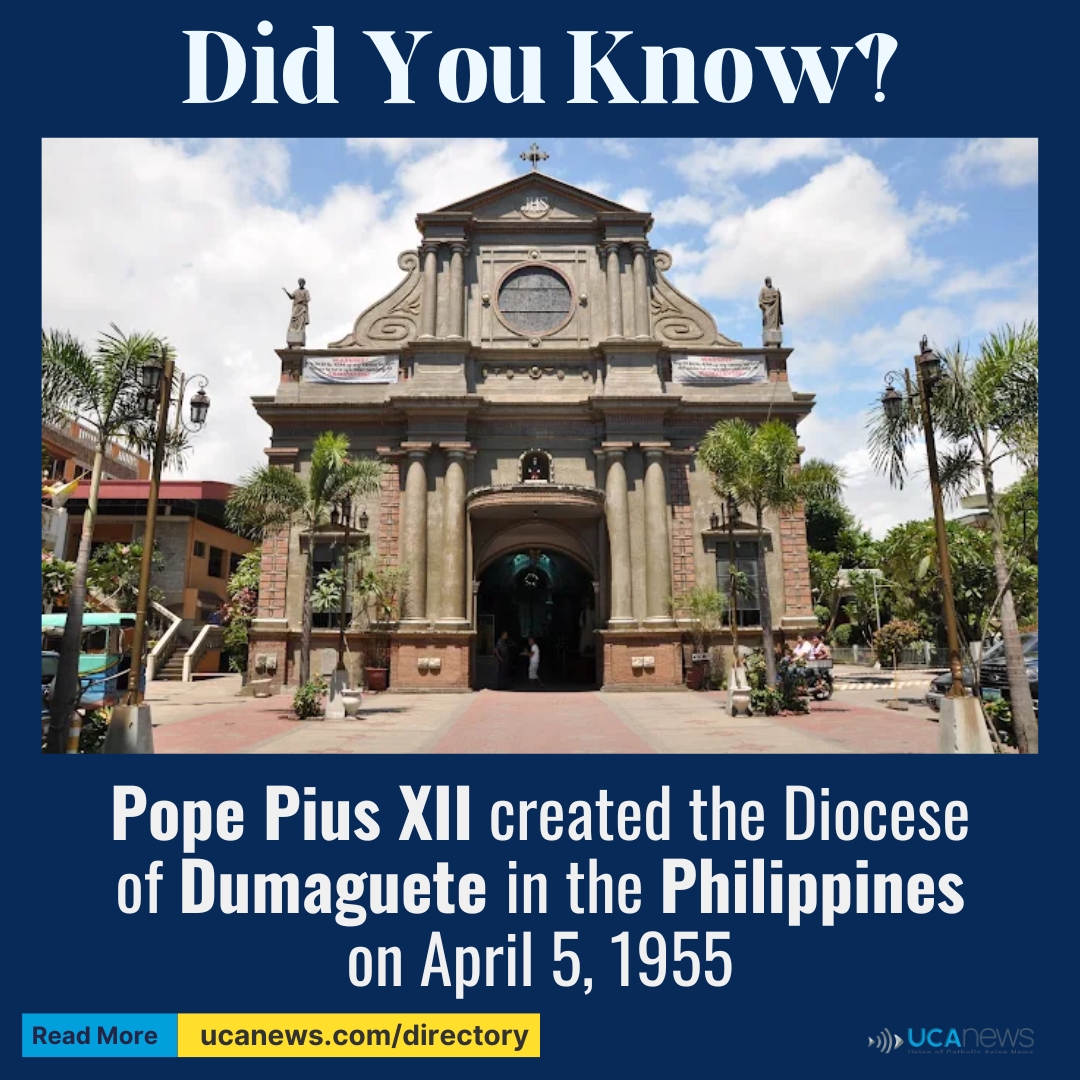 UCANSriLanka's tweet image. Read More: tinyurl.com/5eh4zfdc

#DioceseOfDumaguete #pope #PiusXII #Philippines #churchhistory #CatholicPhilippines #dumaguetecity #diocese