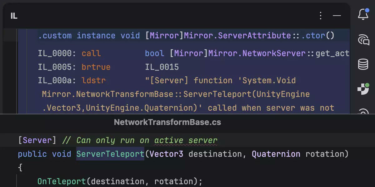 JetBrains Rider tweet media