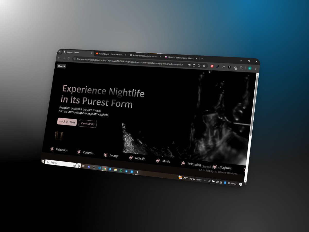 krestovacrafts's tweet image. Learning, building and growing.
@framer ⚡
#FramerChallenge #webdesignsoftware #WebDevelopment