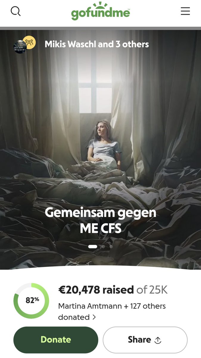 cstroeckw's tweet image. Das Fundraising des Zeit-zum-Hinschauen Teams, das die ME/CFS Spenden Gala organisiert, geht in die Zielgerade. Wer kann und möchte und denkt, dass sie wichtige Arbeit leisten: bitte spendet oder teilt den Aufruf. Jeder Euro zählt und fließt direkt in den Aufbau einer…