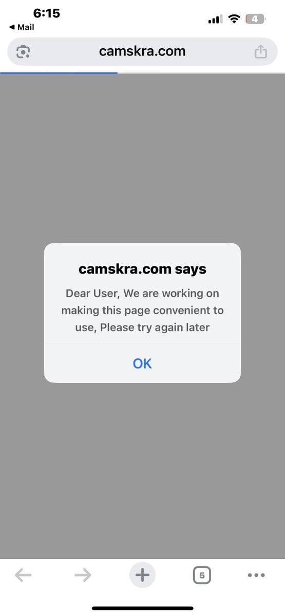 ManishSalluja's tweet image. @Camsonline The E-Mail and Mobile Verification links for KYC are not working sincle last few days. Investors getting frustrated and feeling harassed.  Nobody in CAMS listening or reverting.  Even after submitting OTP to verify Email and Mobile its not getting done...