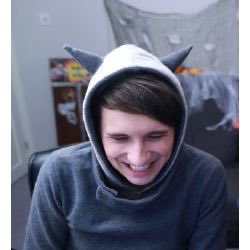 theywerebfshere's tweet image. there is something so special to me about dan in hoodies with ears i want to put him in my pocket forever