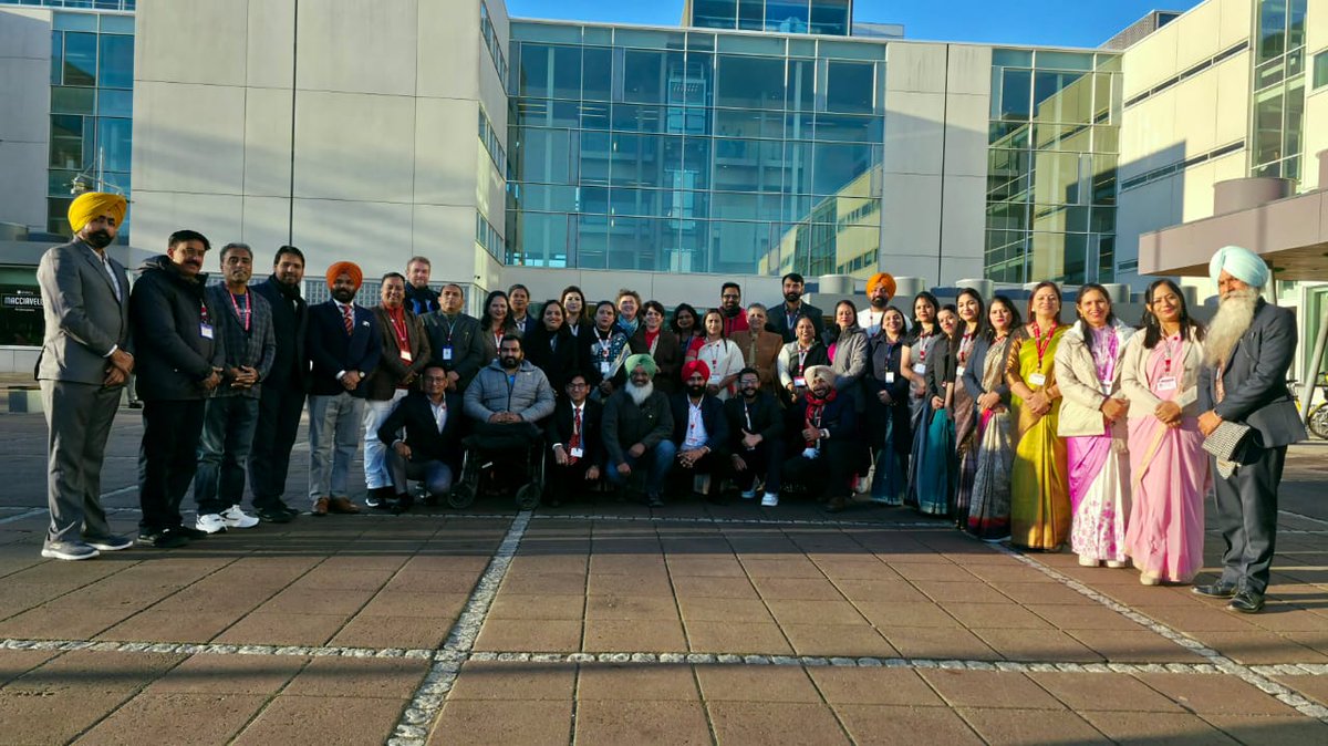 schooledu_pb's tweet photo. From Punjab to Finland! Our Government school teachers are all smiles in front of the University where their journey of global learning begins! Here’s to new ideas, global exposure, and transformative learning ahead. #PunjabToFinland #TeacherTraining #EducationWithoutBorders https://t.co/0Mruoh6QIu