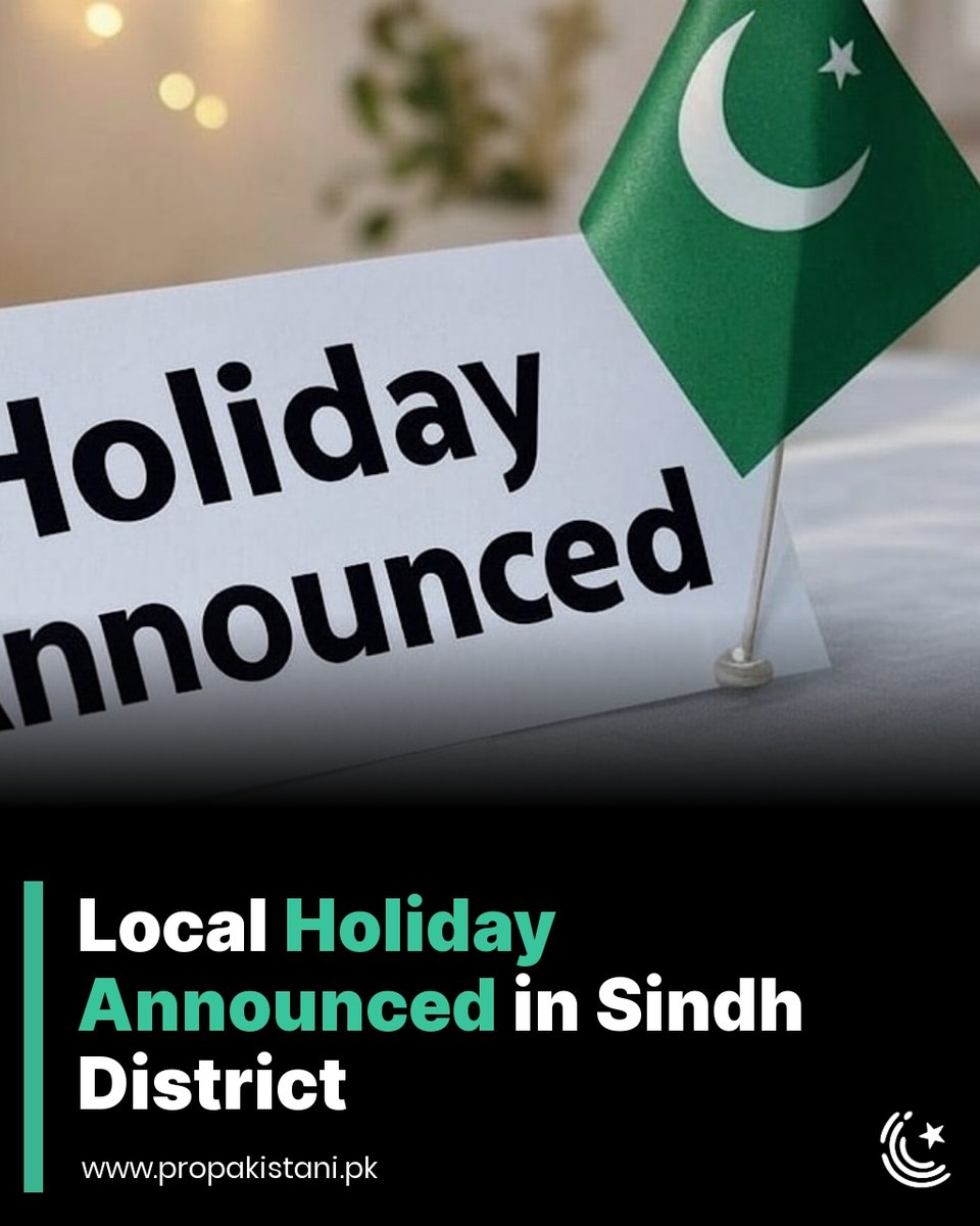 Ghotki district administration declares Wednesday holiday