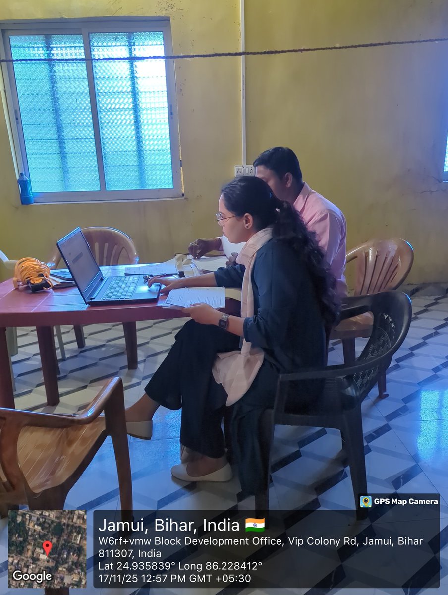 PCMGPCs's tweet image. Visited Block Office to collect and verify PAI DCF data from Agriculture, Health, Education, SHG &amp;amp; other line departments. Engaged with officials for accurate validation.
– Priyanka Kumari, PRA Jamui, Bihar
#PAI2 #DataValidation #PanchayatiRaj
