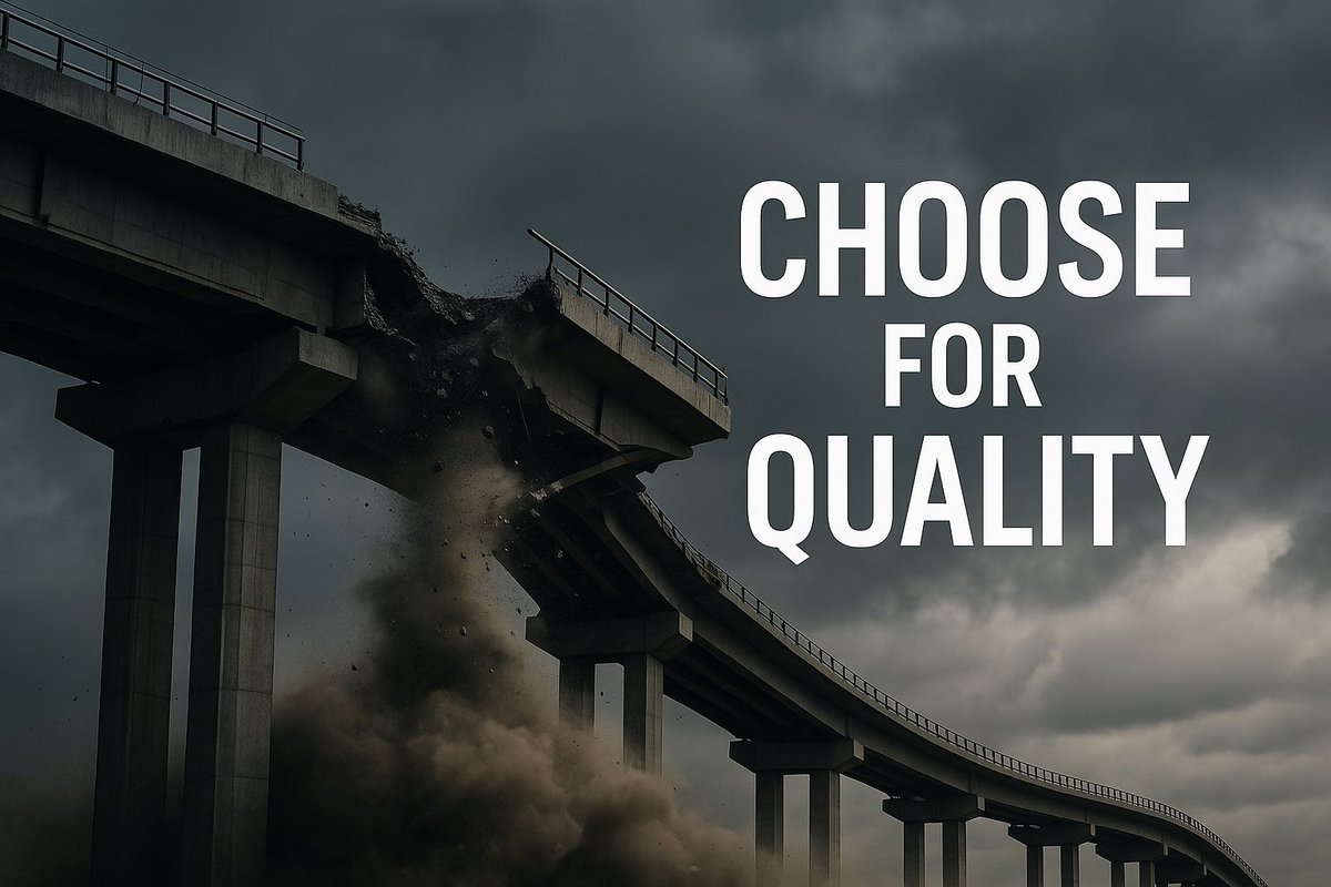 webdevspecial's tweet image. Een ingestorte brug in China laat zien hoe belangrijk kwaliteit is. In webdevelopment werkt het net zo. Bouw het goed, bouw het veilig en bouw het voor de lange termijn. 

#kwaliteit #webdevelopment #webdevspecialist