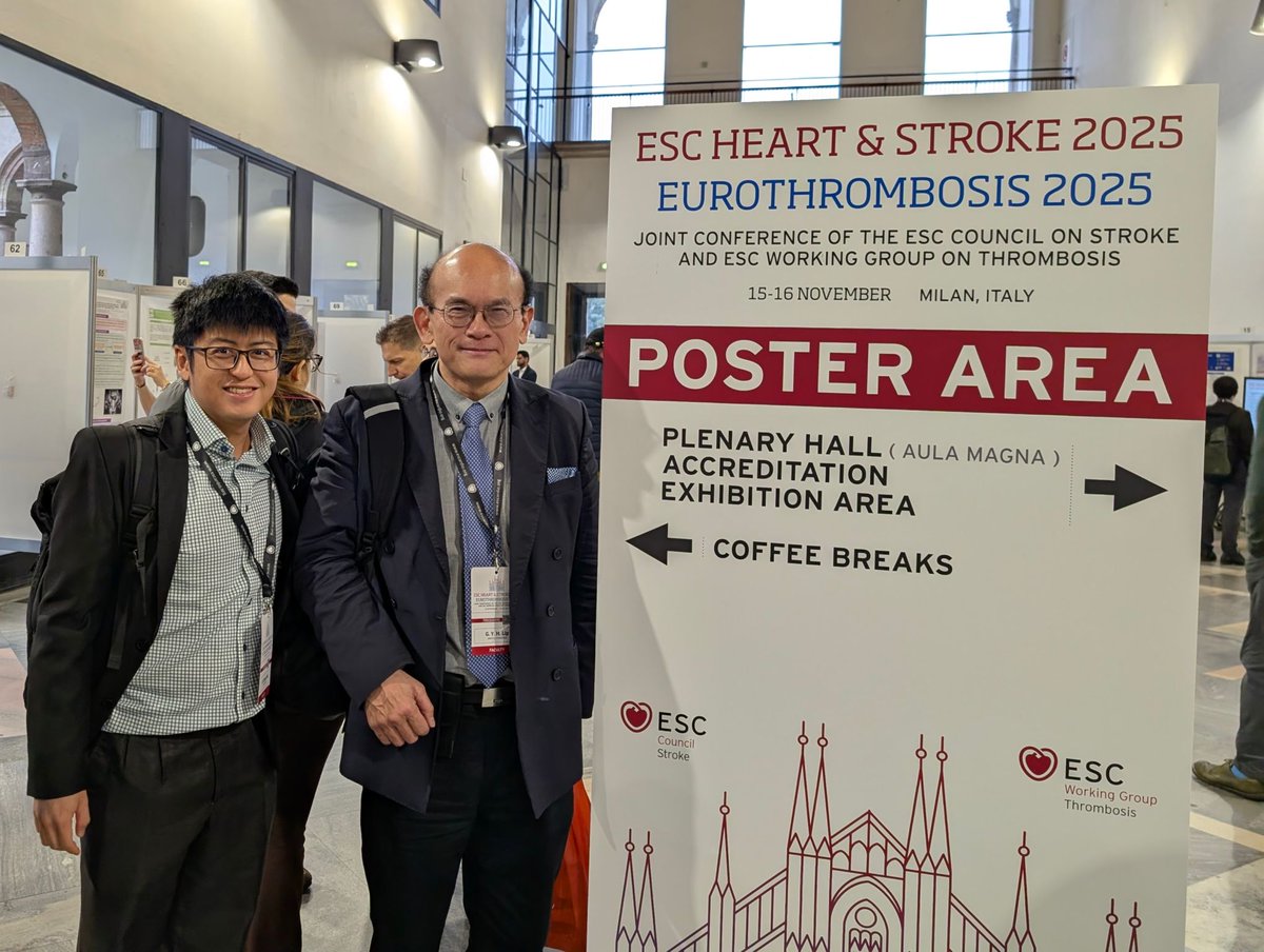 chinghuisia's tweet image. What an inspiring ESC Heart&amp;amp;Stroke/Eurothrombosis meeting in Milan, where I co-chaired a session on BP &amp;amp; stroke and heard outstanding talks from colleagues. Proud of the @StroCarCollab team’s strong showing, with great abstracts from our trainees!