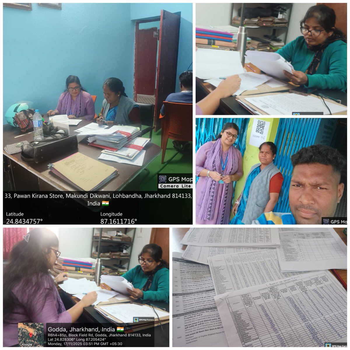 PCMGPCs's tweet image. PAI 2.0 field validation completed at Lobandha GP, Godda. Verified portal data with GP Secretary and coordinated with block officials. Also briefed BDO on progress and updates.
– Mani Mardi, PRA, MoPR, Godda, Jharkhand
#PAI2 #DataValidation #PanchayatiRaj #Jharkhand