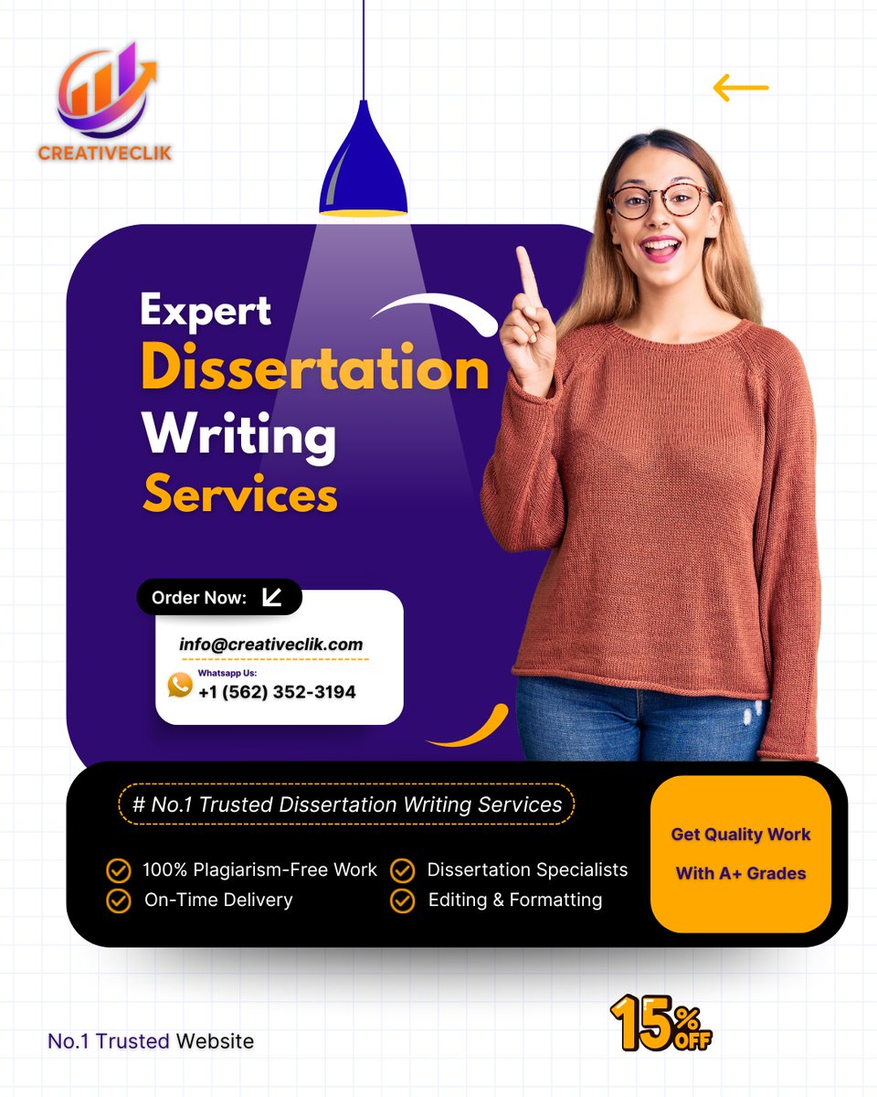 Writinghelpp's tweet image. Get Expert Dissertation Writing Services! ✨
📞 Contact us:
🟢 📱 wa.me/+447426495968
📧 info@theacademicwritingservices.co.uk
🌐 theacademicwritingservices.co.uk
#PhDDissertation #ExpertWriters #PlagiarismFree #QualityWriting #DeadlineDriven #GetHelpNow