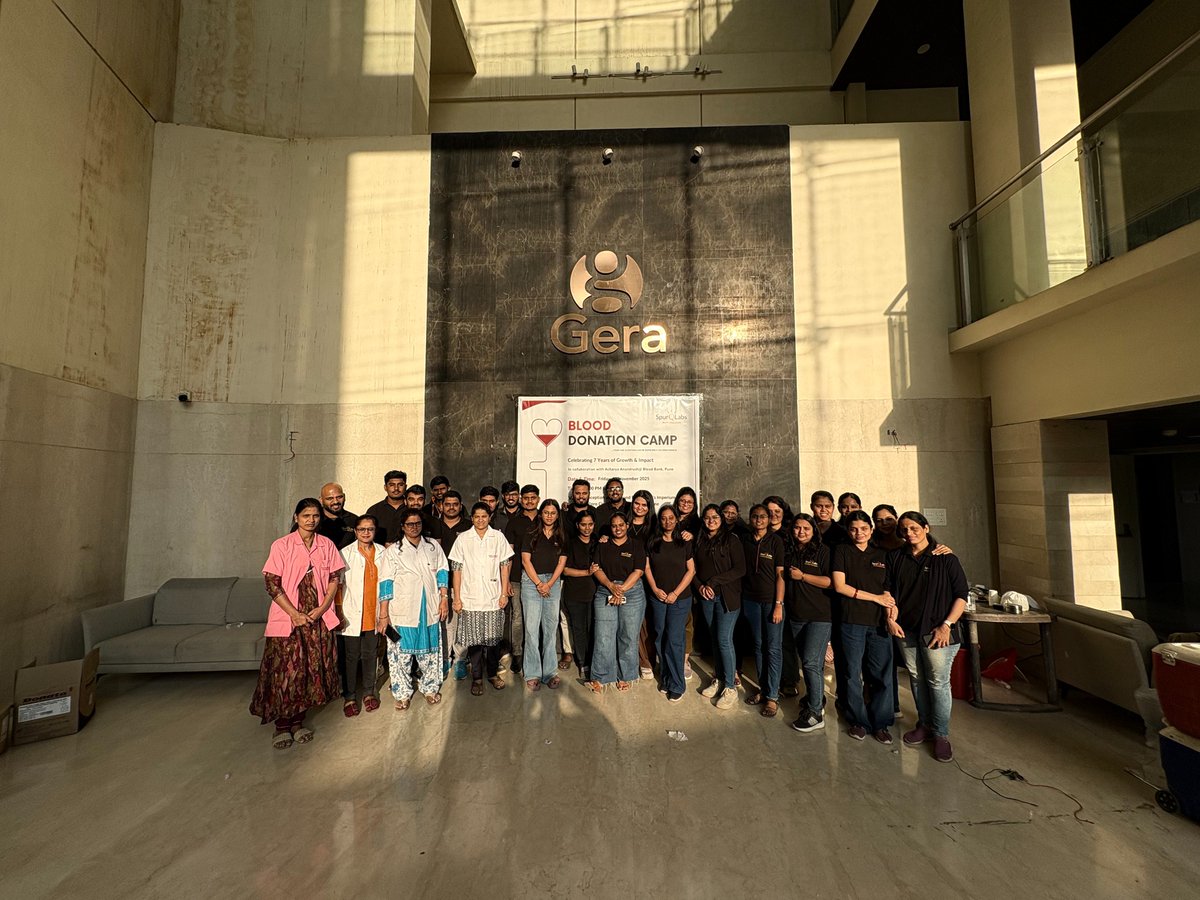 spurqlabs's tweet image. 🩸 SpurQLabs | Blood Donation Drive 2025
On 14 Nov, our team came together to donate blood and make a real impact.
Grateful to our donors, volunteers &amp;amp; Acharya Anandrushiji Blood Bank for their support.
A small act, a big difference. 🙌

#SpurQLabs #BloodDonationCamp #GiveBack
