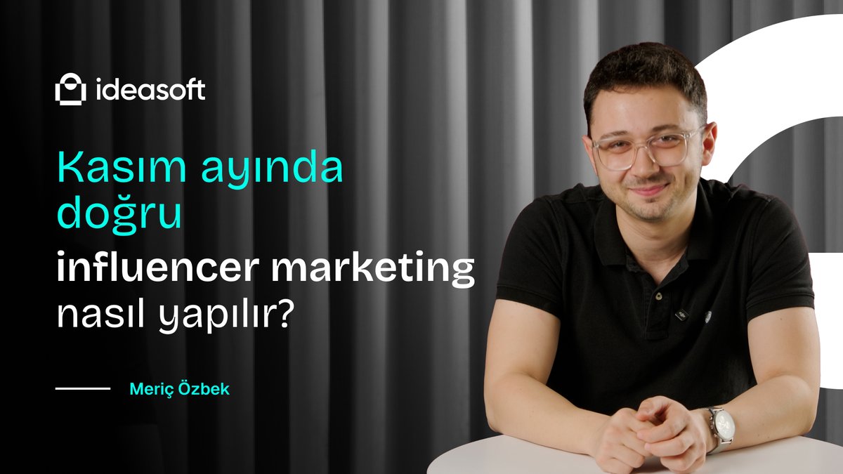 Pazarlama dünyasının en hareketli ve en rekabetçi dönemi olan kasım ayında doğru "influencer marketing" nasıl yapılır?

Markana değer katacak öneriler içeren videoyu izlemek için: youtube.com/watch?v=KFI6Oi…