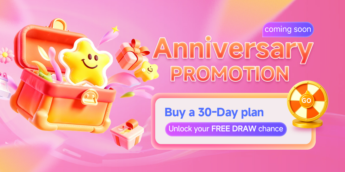 VMOSCloud's tweet image. 🎊Unmissable Anniversary Lucky Draw [Coming Soon]
⁉️100% to get rewards back?
💎How to get: Buy a 30-Day plan to unlock your FREE Draw chance in Anniversary event.
🔁Share and Comment #Onesentencestory for us &amp;amp; Win 7-Day Free code~!
“I use VMOS Cloud when ______.”
Your turn!💬