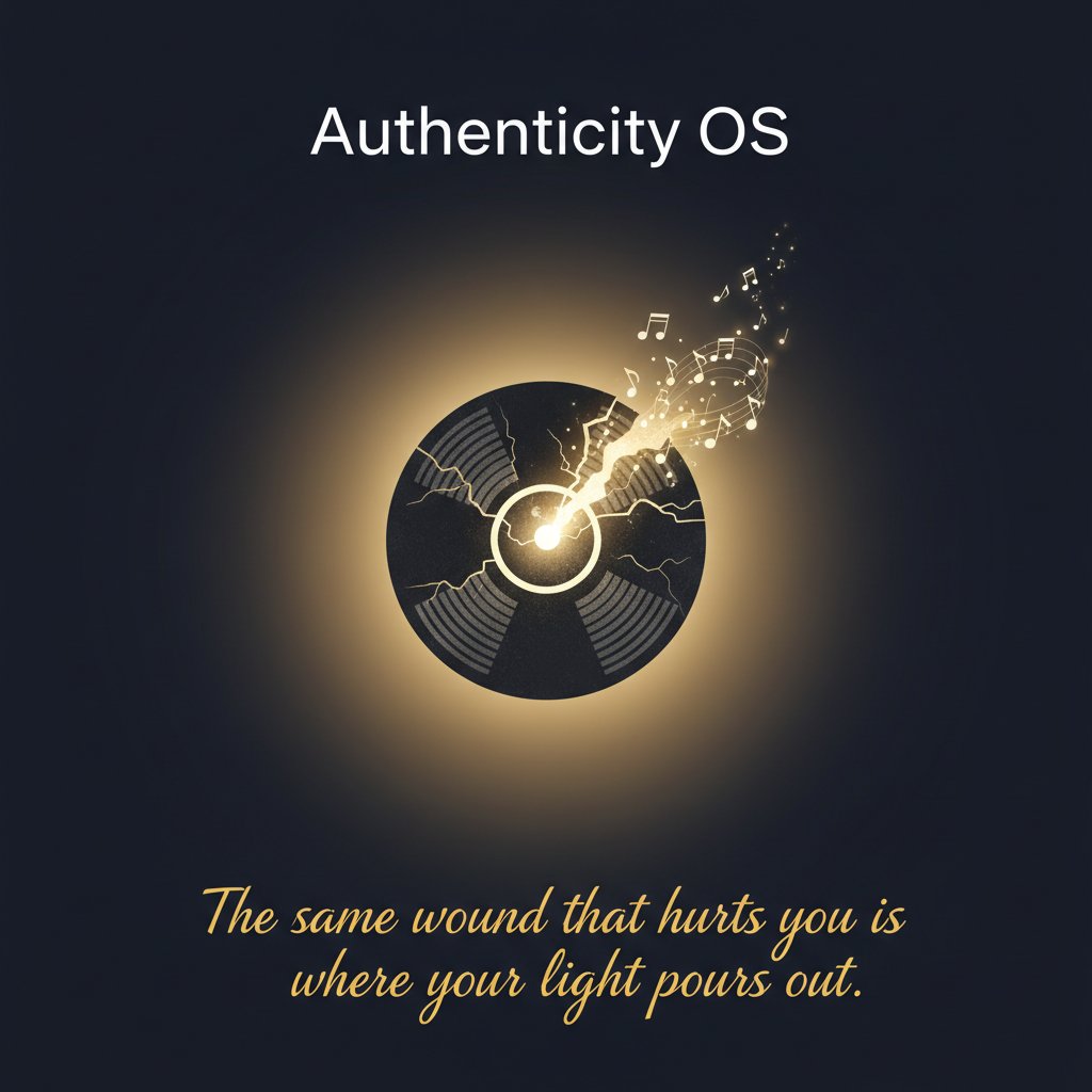 One of our Authenticity OS Artist Branding Principles:

Once an artist connects deeper into what breaks their hearts, they are aware of what opens their hearts and fires them up.

The same wound that hurts you is the exact place your light pours out. Feel the crack. That’s where