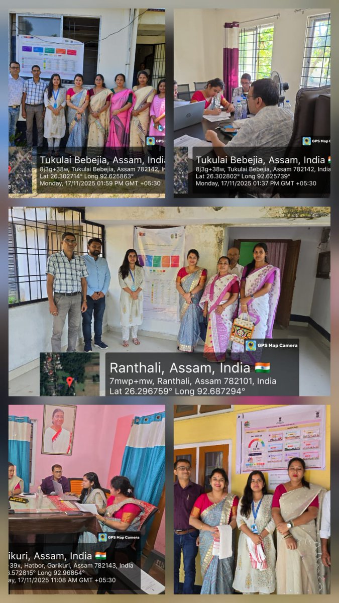 PCMGPCs's tweet image. PAI 2.0 verification completed on 17.11.2025. Visited 3 GPs with SIPRD Faculty Member and validated submitted PAI data.
– Ankita Bharali, PRA, Nagaon, Assam
#PAI2 #DataValidation #PanchayatiRaj #Assam