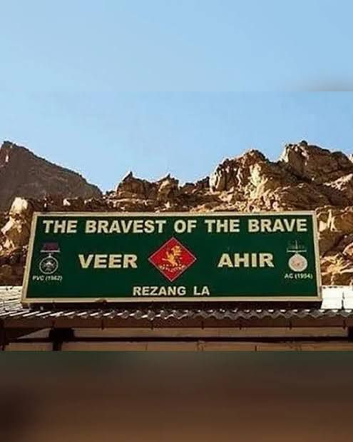 They made finest "Last Stand" in the annals of the military History. The Bravest of the Brave - Veer AHIRS on this day Nov 18, 1962 vowed to fight till their last breath. They remained true to the last and attained VEERGATI. Salute to the greatest saga of raw courage, sacrifice