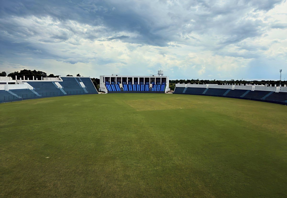 🚨Big news cricket lovers!   
Ayodhya’s brand new Dr. Bhimrao Ambedkar International Cricket Stadium is finally ready and the Ayodhya Premier League 2025 is being played there right now! First ever big tournament in Ram Nagri and the ground looks world-class.  Jai Shri Ram 🙏