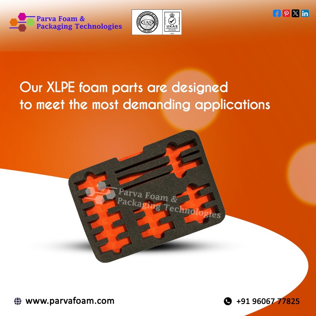 ParvaFoam38534's tweet image. &quot;Our XLPE foam parts are designed to meet the most demanding applications.&quot;
#xlpefoam #XLPE #FoamDesign #applicationpacking #parvafoam #packingsolutions #FoamManufacturer #foamsupplier #SafeAndSecure #componentspacking #SafePacking 
Book a Free Consultation at +919606777825