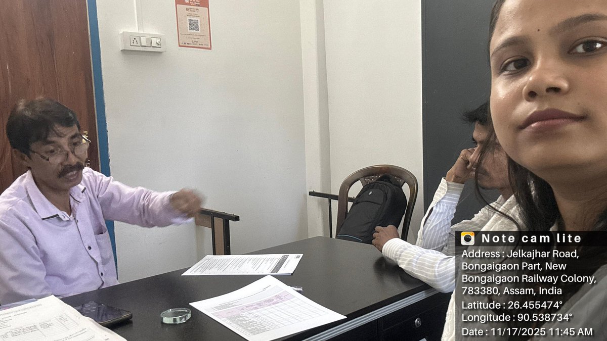 PCMGPCs's tweet image. PAI 2.0 data verification conducted at Mulagaon GP, Bongaigaon, Assam in the presence of the GP Secretary and Tax Collector, ensuring accurate and transparent validation.
– Snigdha Neog, PRA Bongaigaon
#PAI2 #DataVerification #Assam #RGSA #PanchayatiRaj