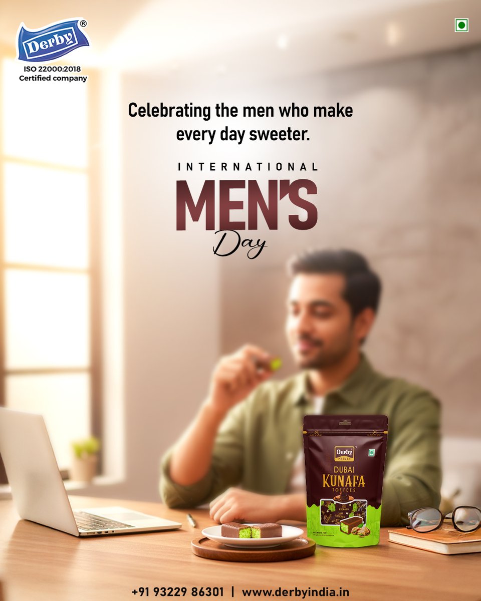 To the gentlemen who add flavor and sweetness to our lives every day—Happy International Men's Day! 🎉
Celebrate their strength and kindness with a treat as unique as they are: Derby Dubai Kunafa Toffees. Give them the sweetness they deserve!