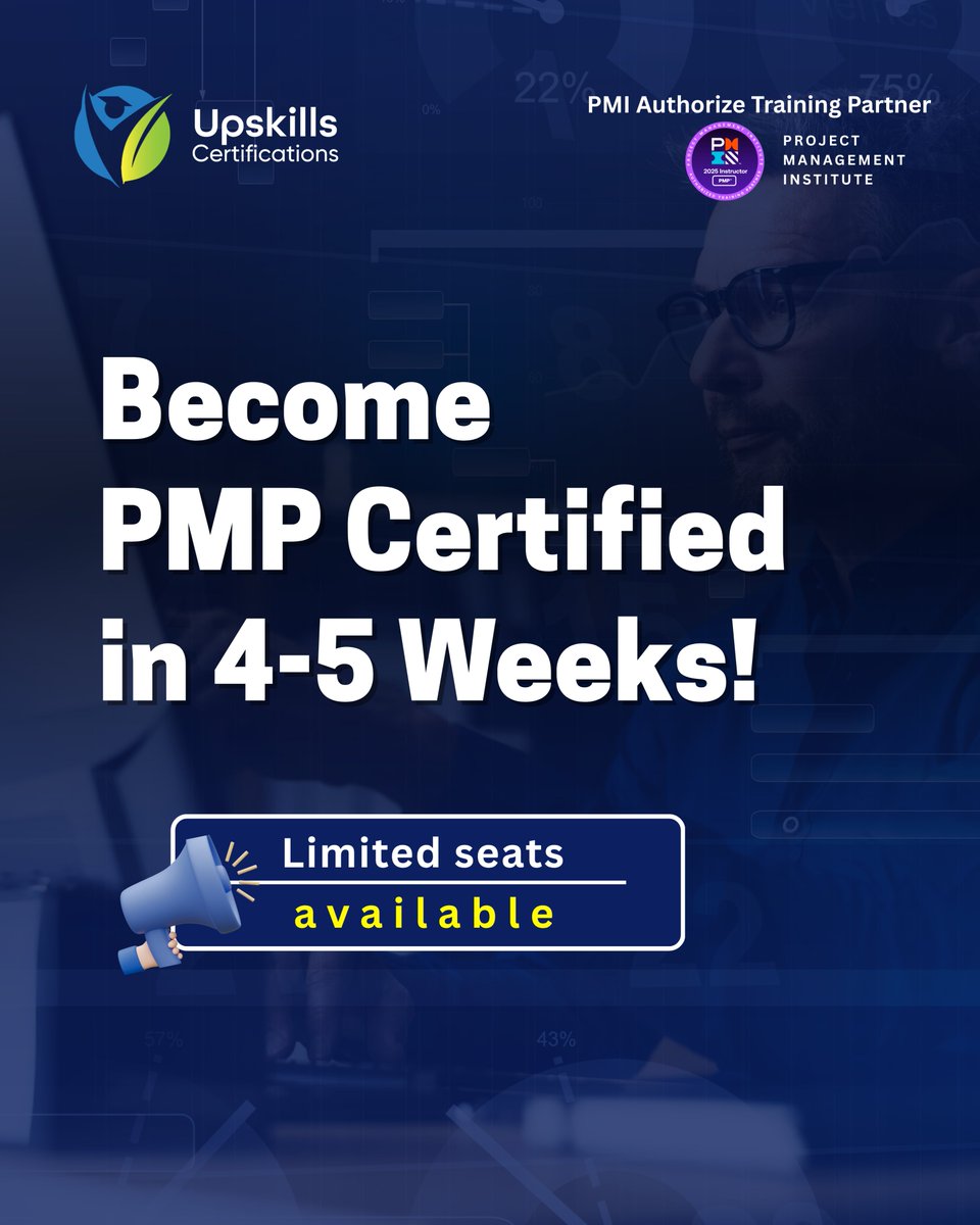 upskillscert's tweet image. Become PMP® Certified in Just 4–5 Weeks!

Start Your PMP Certification Journey Today → upskillscert.com

#PMP
#PMPCertification
#PMPTraining
#ProjectManagement
#ProjectManager
#PMI
#PMPExamPrep
#CareerGrowth
#UpskillYourself
#ProfessionalDevelopment