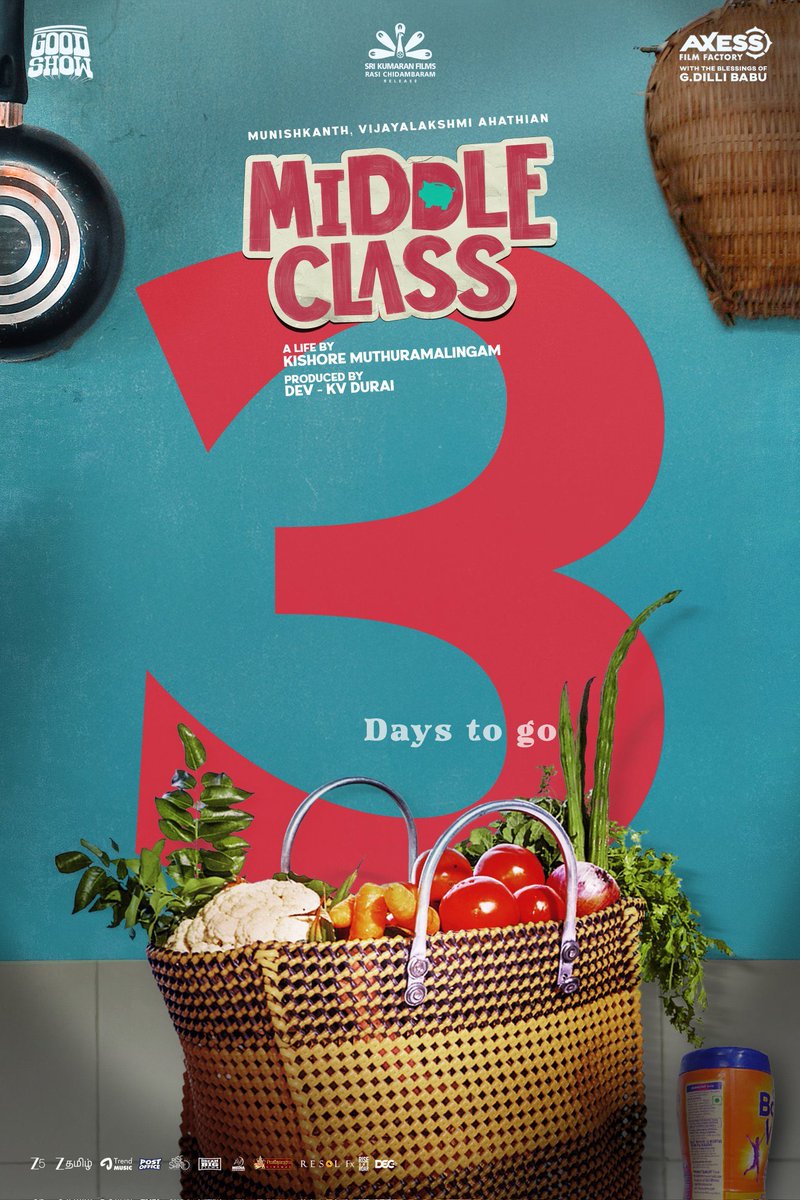 dp_karthik09's tweet image. Simple life, complicated people and a little extra drama to spice it all up👍

#MiddleClass hits screens in just 3 days!