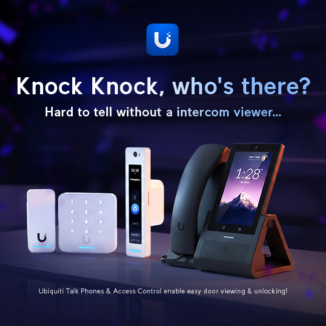 LeaderComputers's tweet image. 🔐 Upgrade the way you manage security with UniFi Access Control Solutions. From smart door management to real-time monitoring, every feature is designed to make your workspace safer and more efficient. Peace of mind starts here. 😊 #UniFi #Ubiquiti #AccessControl #SmartSecurity