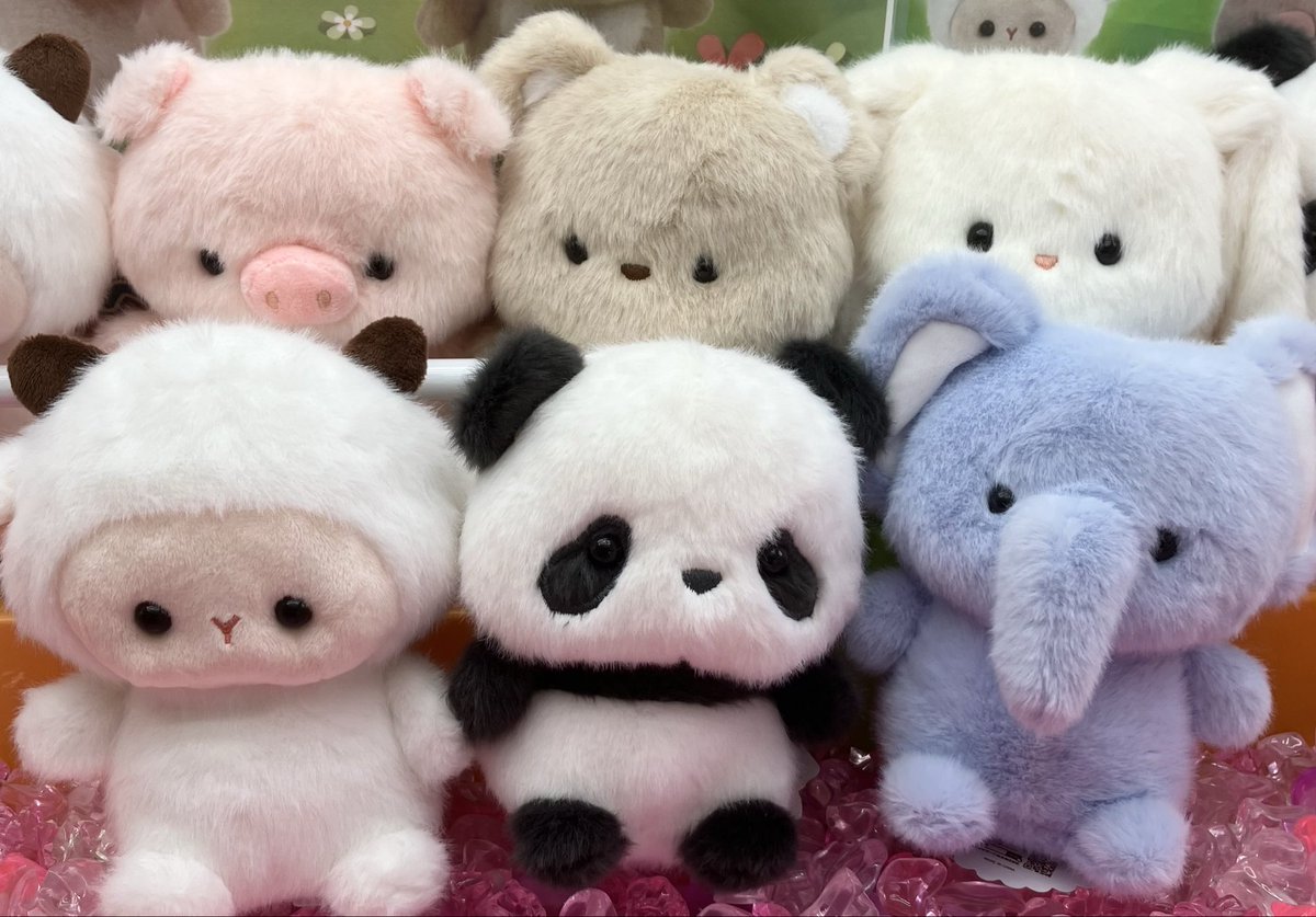 べいびーあにまるず　ぬいぐるみ　全6種　コンプリート 新商品入荷》 べいびーあにまるず CUTE べいびーな姿の動物たちが登場