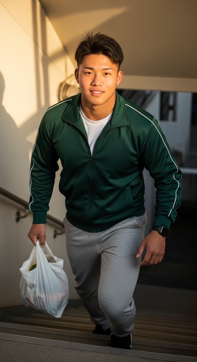 ただいまー😁

#AI男子 #aiboy