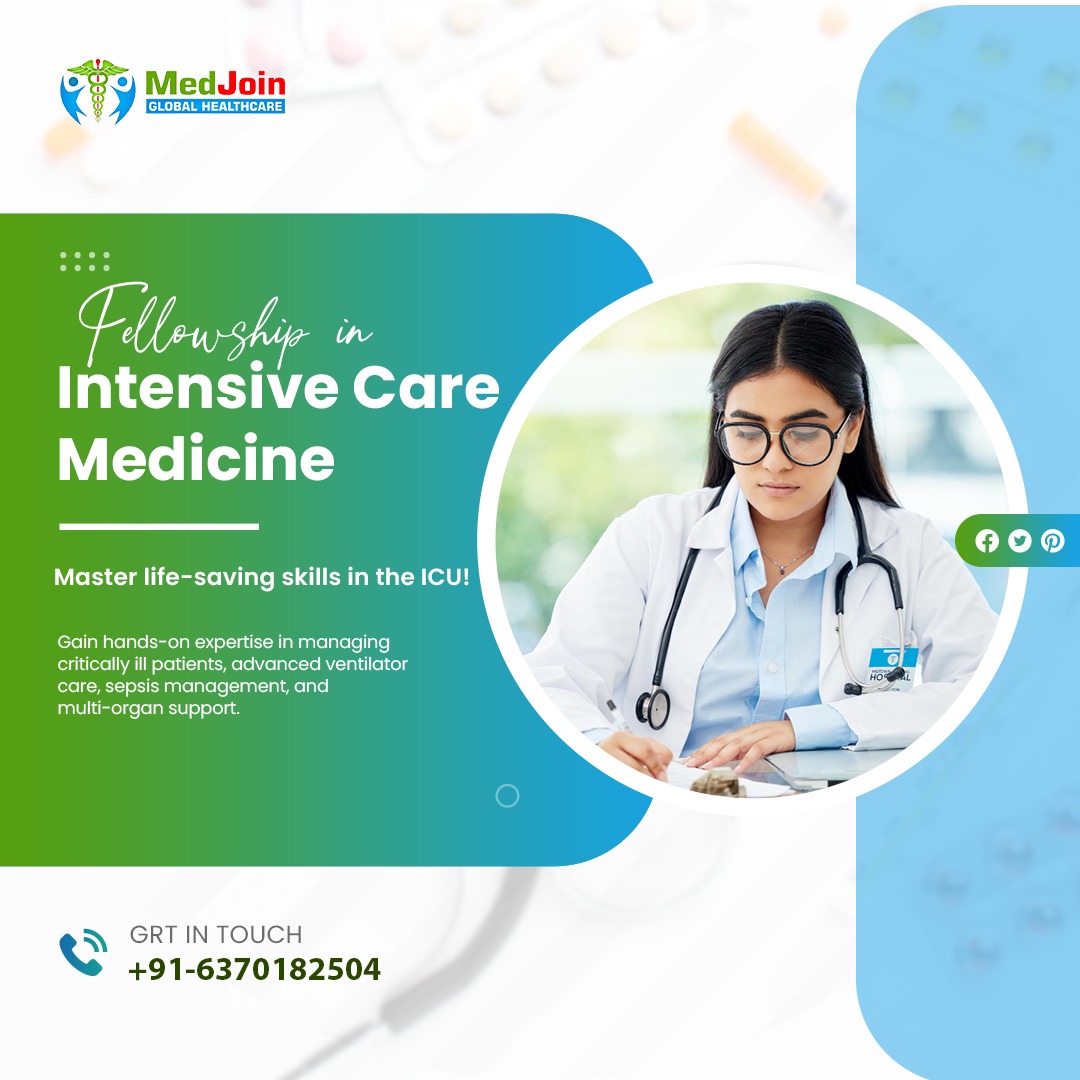 medjoinglobal's tweet image. Become the doctor every patient relies on.
Join our Fellowship in Intensive Care Medicine.
Enroll Now!

#MedJoin #MedJoinGlobal #FellowshipProgram #FellowshipinIntensiveCareMedicine #IntensiveCareMedicine 
🌐 Website : medjoinhealthcare.in/courses/fellow…