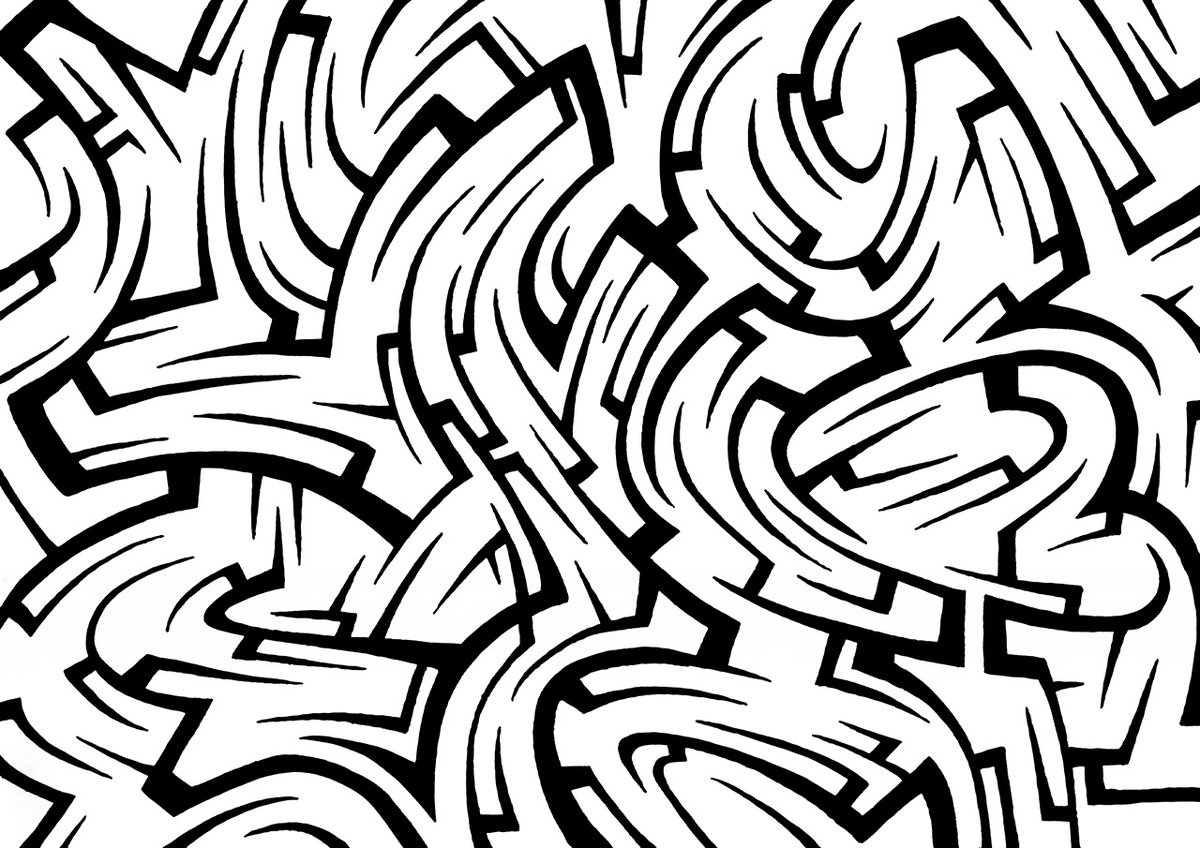 "Seruristus" #abstractart #pureart #penart #therapy #meditation #chaos #style #alienorganics