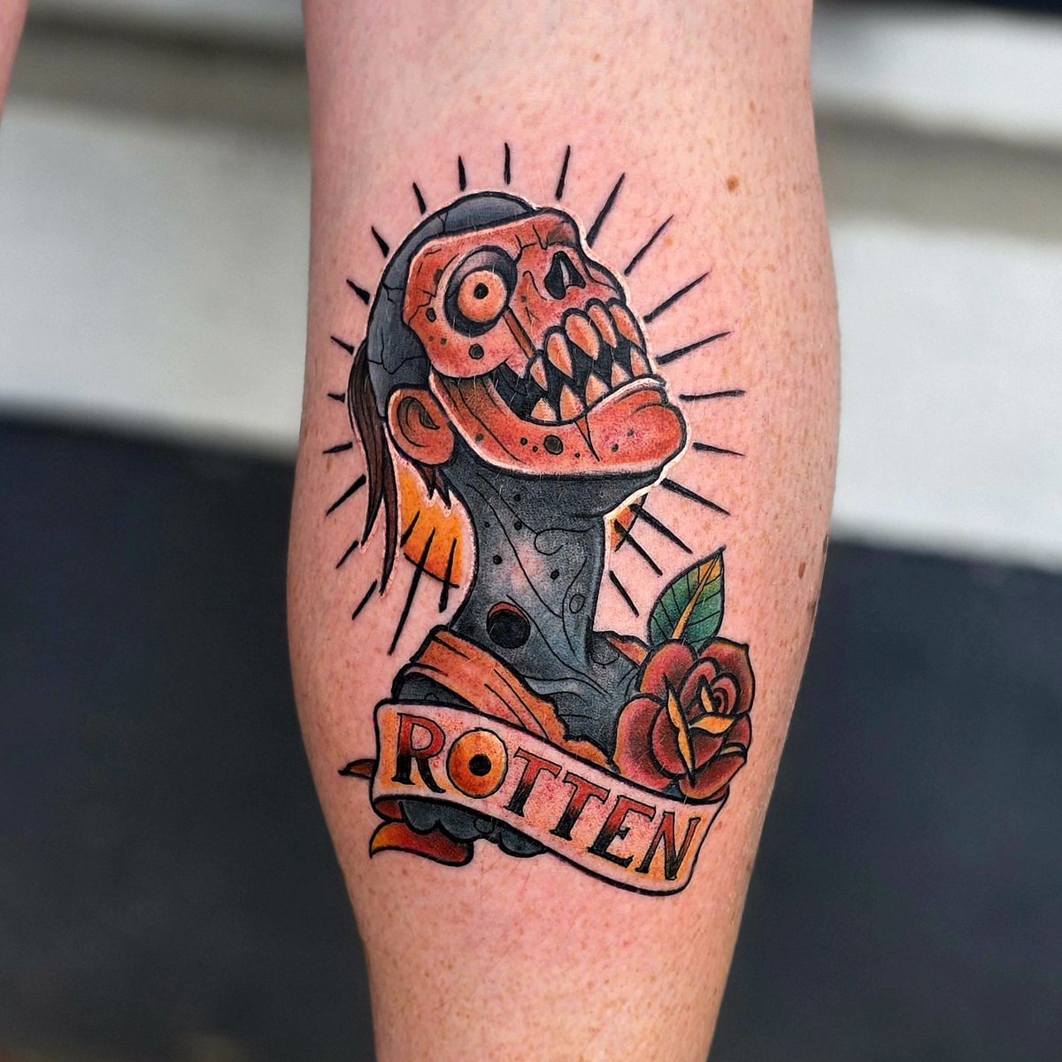 💀 Immortalized in the Flesh Forever 🌹
​The sacrifice is complete, now witness the fruit of your labour.
​Massive thanks to the <a href="/rottenfrens/">rotten</a> community for absolutely crushing the community tattoo comp. Your relentless energy has carved this legacy into my clients skin forever.