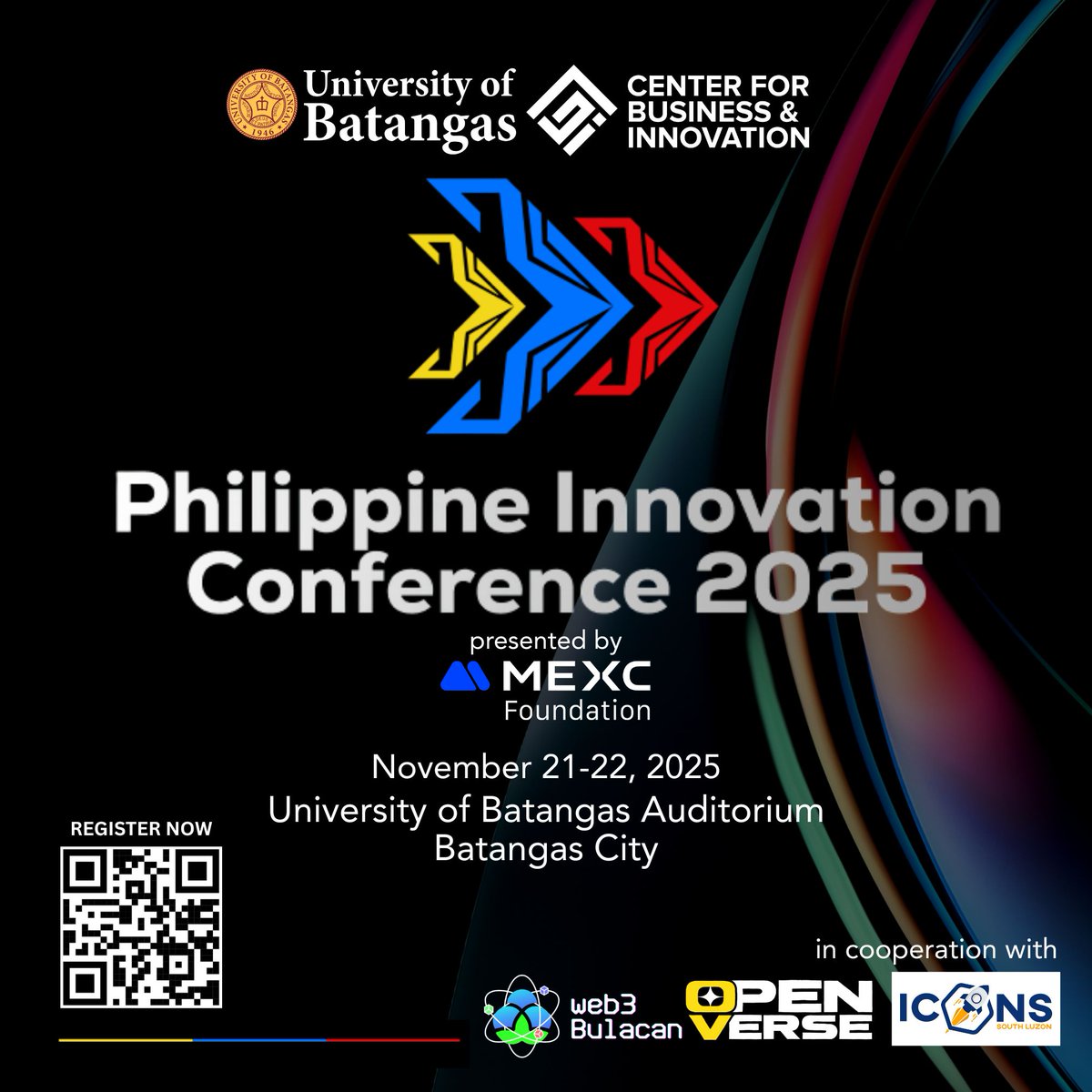 MEXC Foundation is proud to partner with leading innovators in the Web3 and Tech community to support the Philippine Innovation Conference 2025. 🌐

Let's Build, Connect, and shape the future together.

Ready to Join? Register now!
👉 luma.com/7dmxe67i