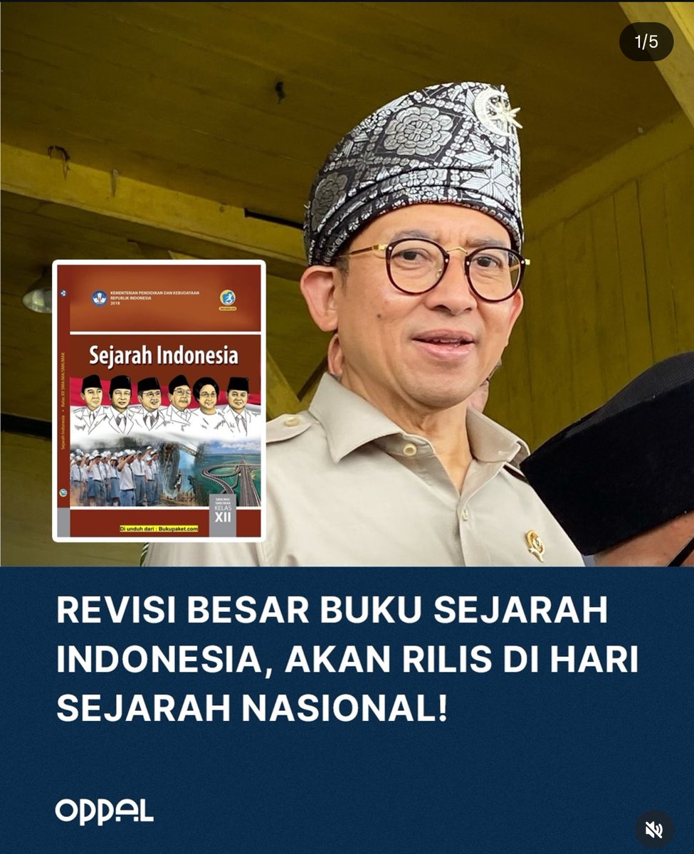Setelah Soeharto jadi pahlawan dan revisi KUHAP, lanjut rombak sejarah demi memutihkan dosa2 orba.