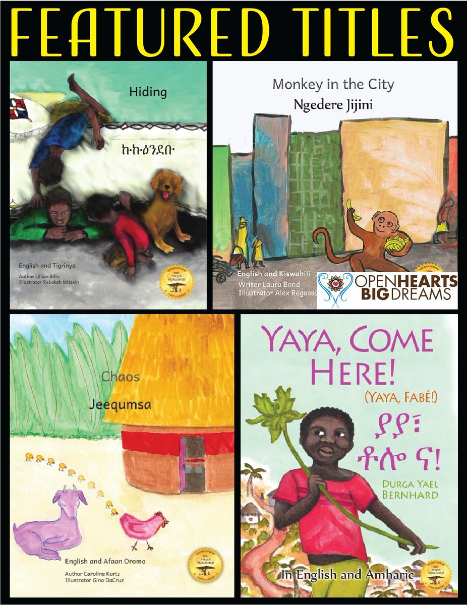 Our featured books this week all tell mischievous and curious tales:
  
Chaos: ow.ly/hf2p50XthGw
Yaya, Come Here: ow.ly/sutE50XthGE
Monkey in The City: ow.ly/uKwB50XthGB
Hiding: ow.ly/Kmt250XthGz