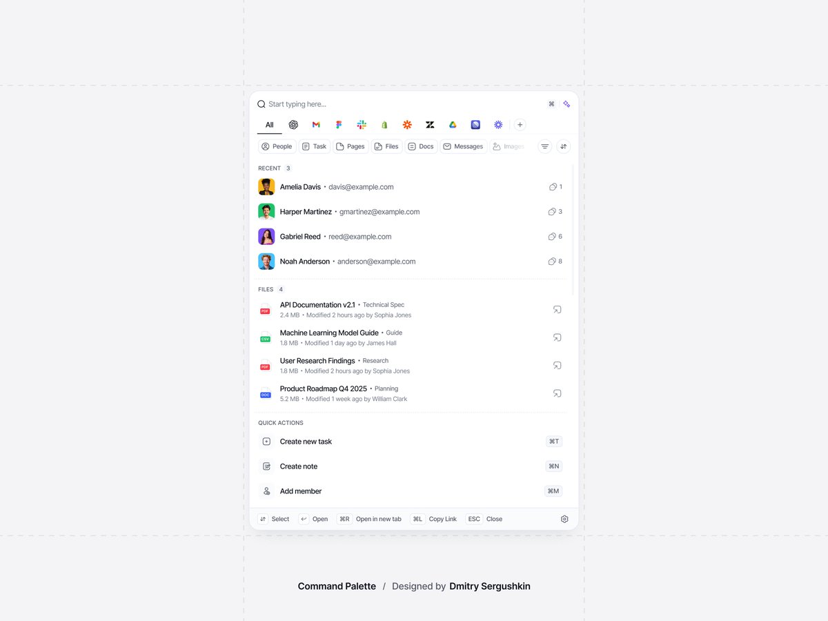 SergushkinD's tweet image. SaaS products are growing — but one action often takes 5–7 clicks.
Not because the system is broken — but because navigation doesn’t scale.

I saw this on a recent project.
Users weren’t wasting time on tasks — they were wasting time finding them.

So I did something radical:
I…