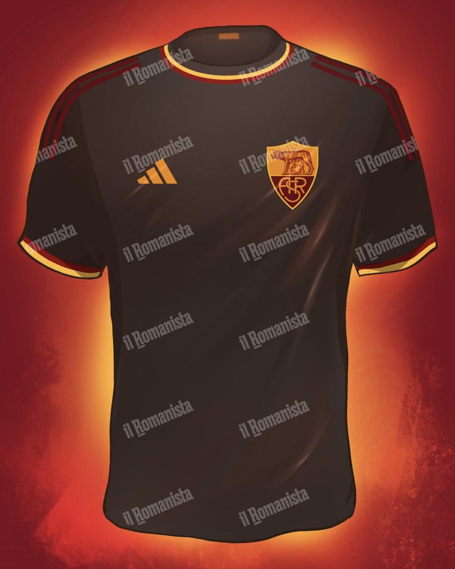 🚨 In anteprima esclusiva, vi mostriamo il concept delle tre maglie della Roma per la stagione 2026-27! 

🟥 HOME: poche concessioni alle innovazioni cromatiche e stilistiche. Rosso Roma e recupero dello stemma tradizionale, con la Lupa e l’acronimo ASR. La novità è nelle tre