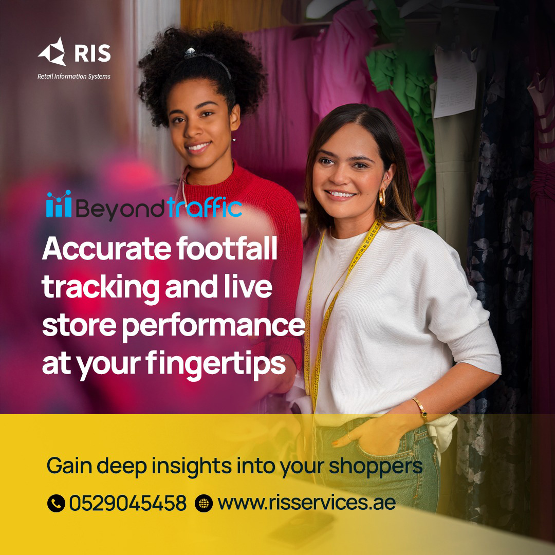 risservices1's tweet image. Discover how the world’s No. 1 in-store analytics platform transforms every square foot into actionable insight.
For more info : 
Call: 0529045458 / Mail: info@risservices.ae
Web:risservices.ae
#beyondtraffic #footfallcounting #instoreanalytics