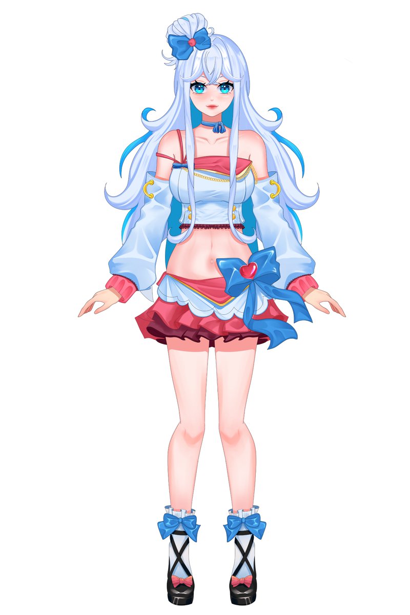AnnyaHimura's tweet image. Vtuber post model trend🎀
my first model, does it still looks nice now?