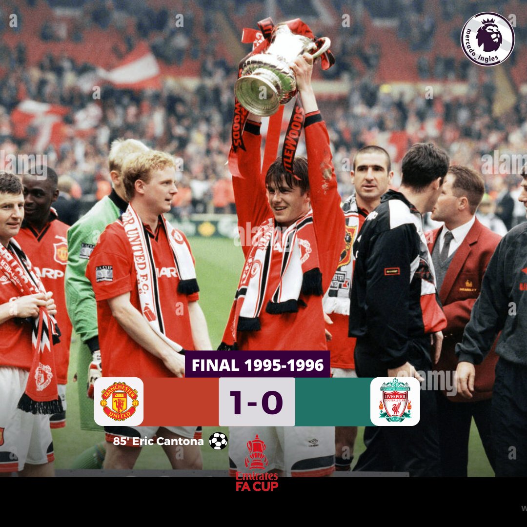 Mercado_Ingles's tweet image. Liverpool solo se ha enfrentado 2 veces a equipos de Manchester en finales de la FA Cup y en ambas perdieron contra el Manchester United (1977 y 1996).
