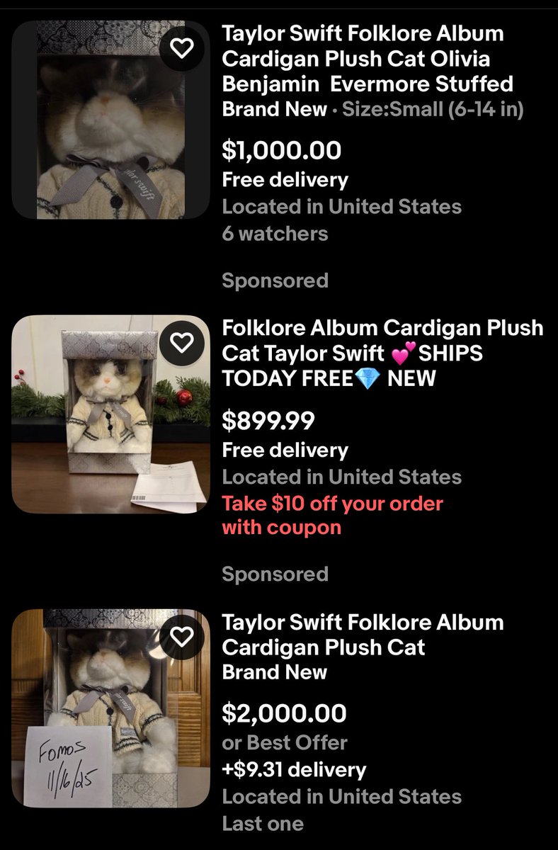 deedeedott's tweet image. Oh for the love of god restock this cat for pre order 
This is INSANE 
@taylornation13 @UMG 😭