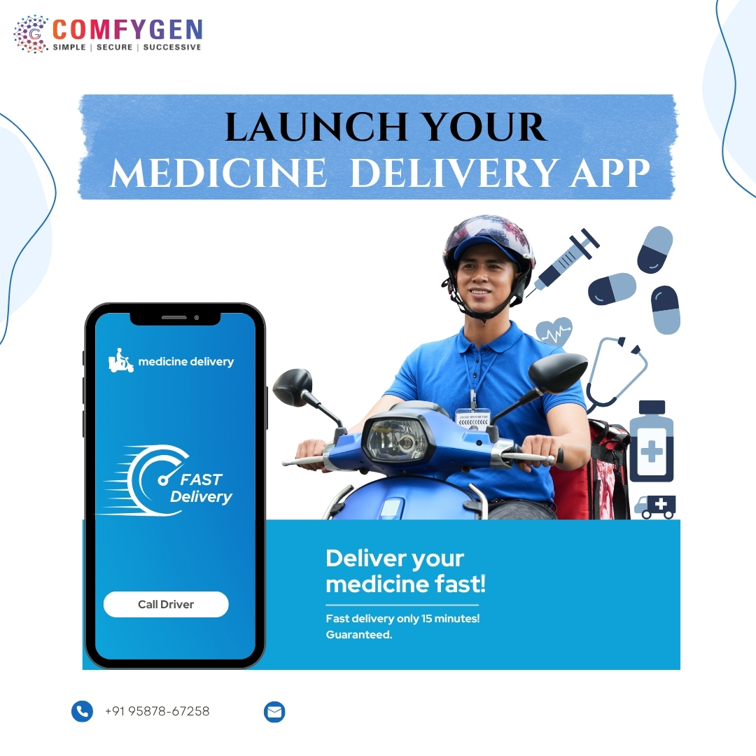 Comfygen_Tech's tweet image. 💊 Launch your medicine delivery app in 7–15 days!
Fast delivery • Real-time tracking • Secure payments
Your Brand. Your App. Your Success.
🌐 comfygen.com/medicine-deliv…
📞 +91 95878-67258