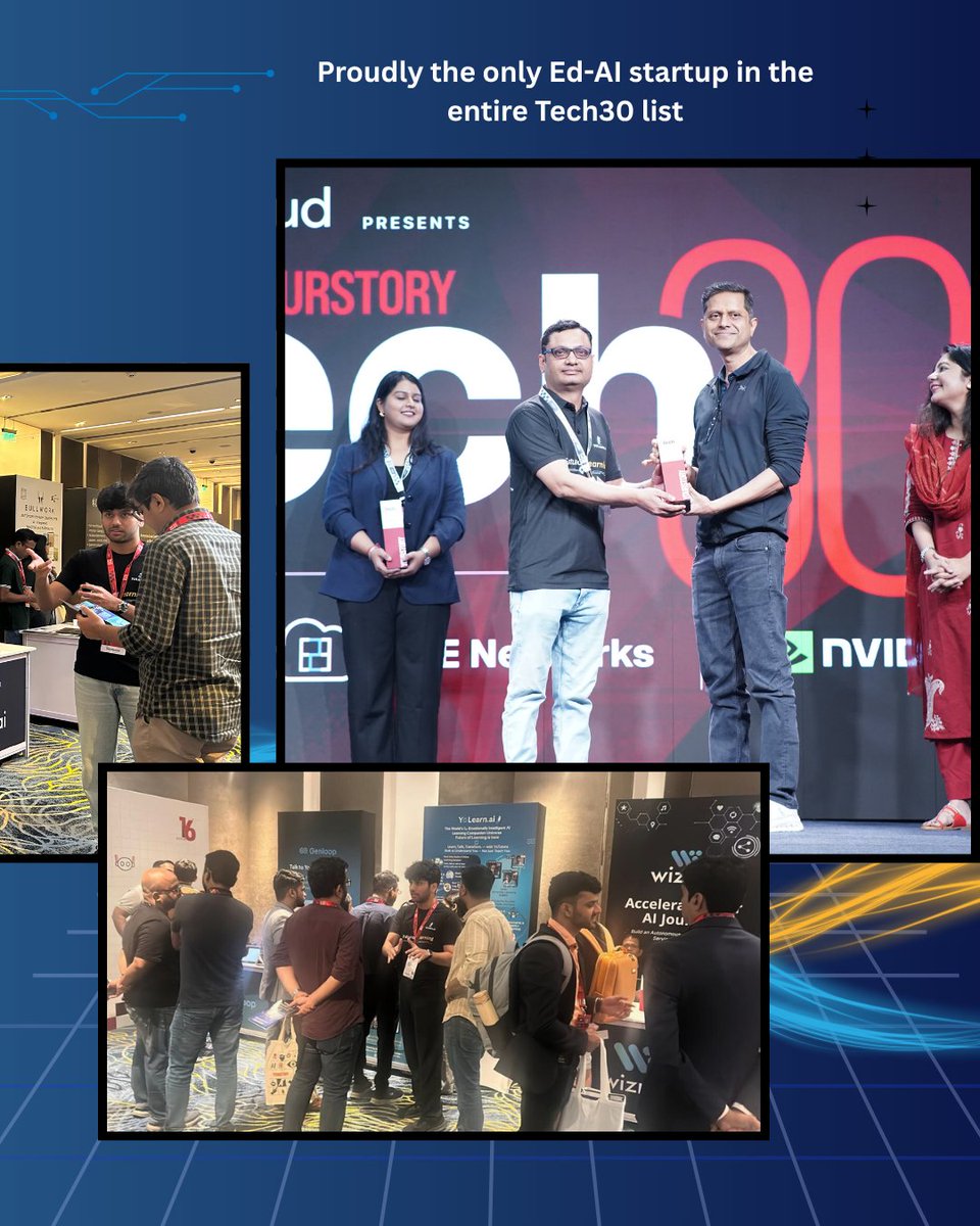 Yolearn_ai's tweet photo. Top 30 at TechSparks.
Only Ed-AI startup on the list.
Biggest crowd. Real conversations.
Future of learning = unlocked. 🚀💙
#YoLearnAI #Tech30 https://t.co/BQxqHkBwmw